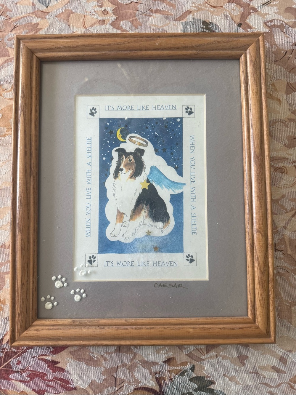 Handmade Sheltie Picture